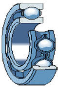 Siemens motor Identical 63 series bearings